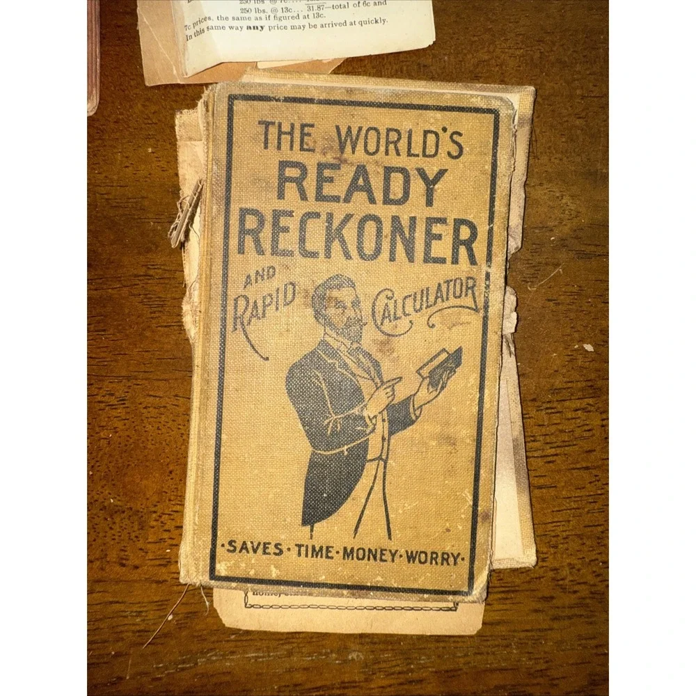 World's Ready Reckoner, Rapid Calculator‎ 1890, wages commodities economics